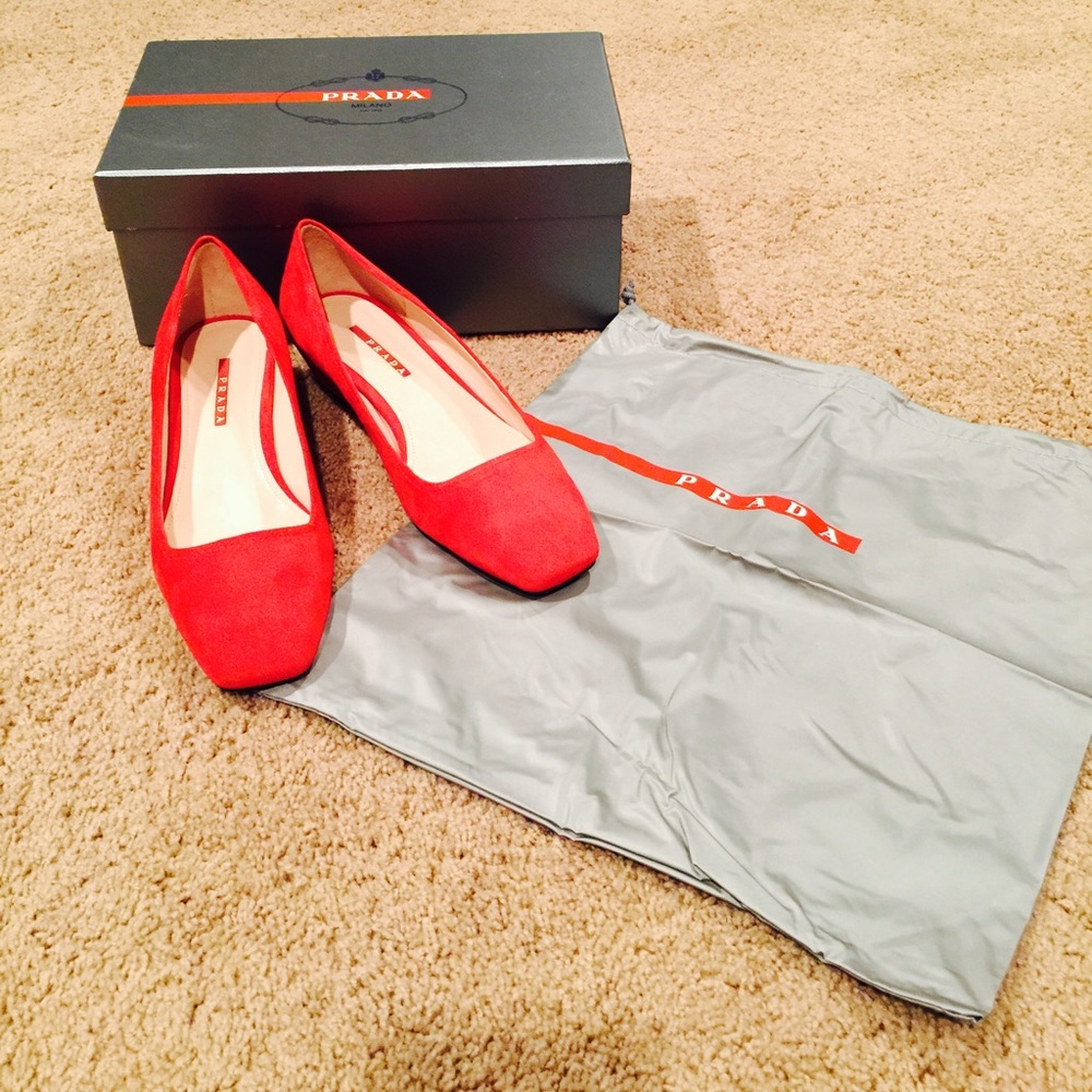 COPY - NWB Authentic Prada Calzature Donna Red Loafer 10